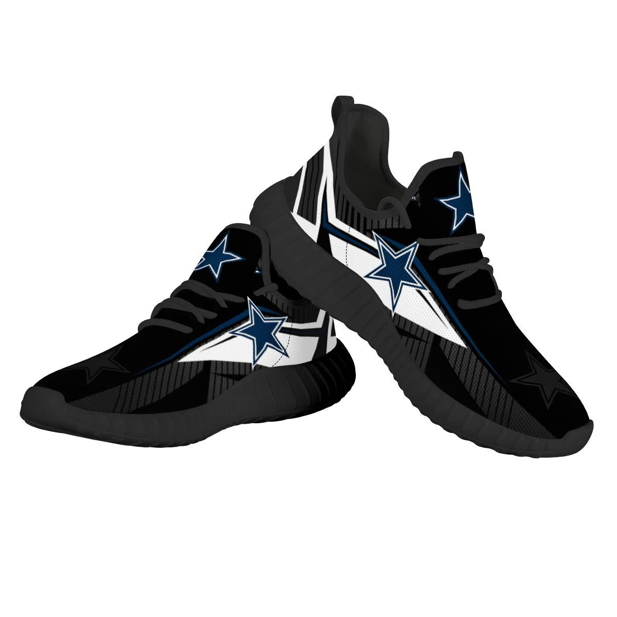 Men's Dallas Cowboys Mesh Knit Sneakers/Shoes 019